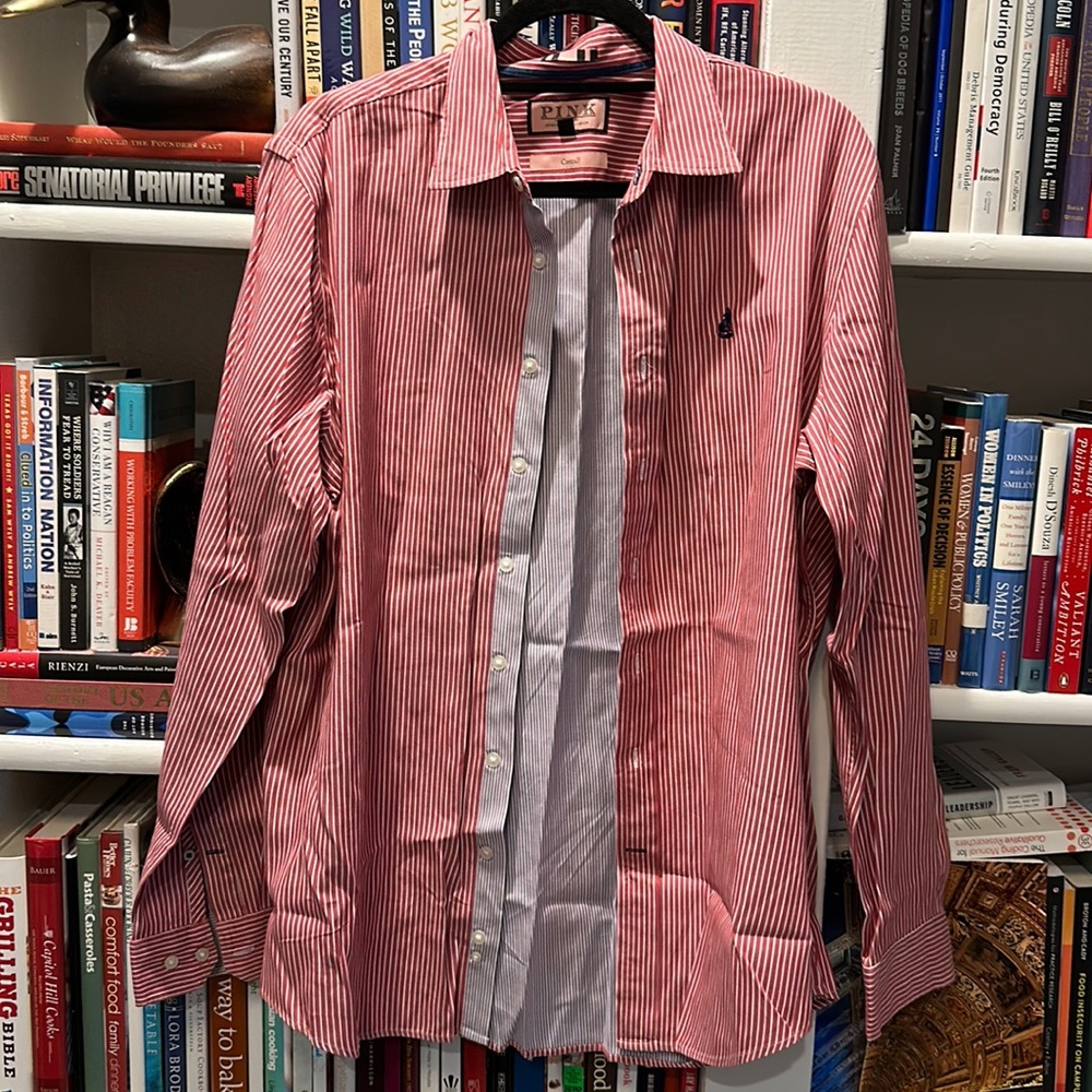 Thomas pink - size medium - M - casual button down